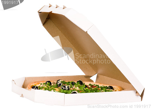 Image of Pizza in carton box