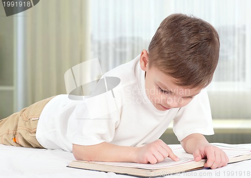 Image of Boy with book