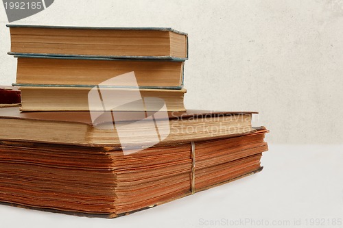 Image of old worn books
