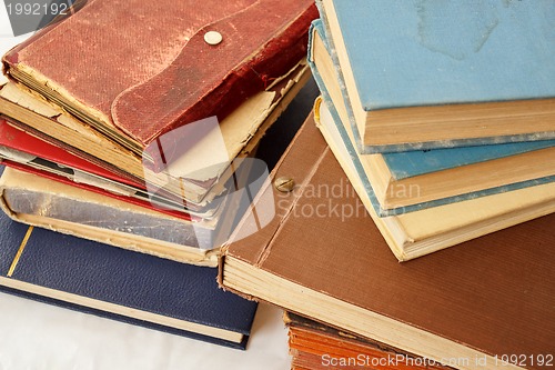 Image of old worn books