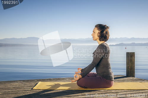 Image of yoga woman