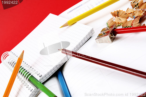 Image of Close-up pencil.