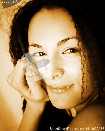 Image of Beautiful girl face