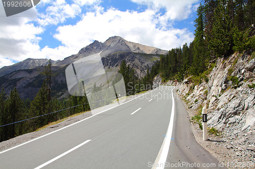 Image of Switzerland - Alpine road