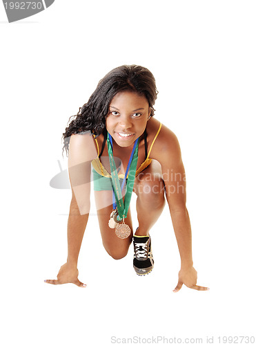 Image of Black girl on start.
