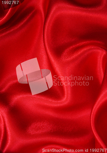 Image of Smooth elegant red silk 