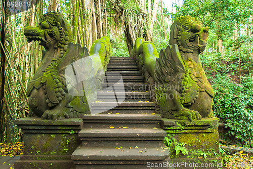 Image of Ancient sculpture in Bali