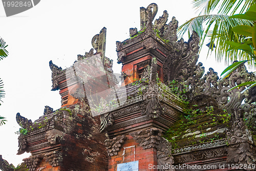 Image of Bali temple gate