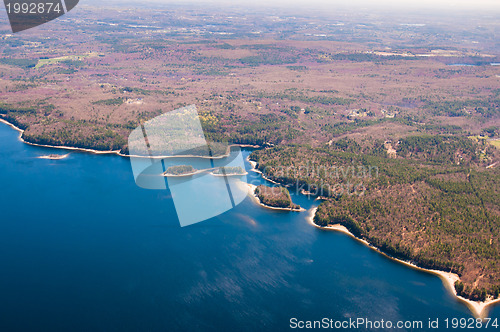 Image of Wachusett Reservoir aerial