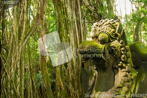 Image of Ancient sculpture in Bali