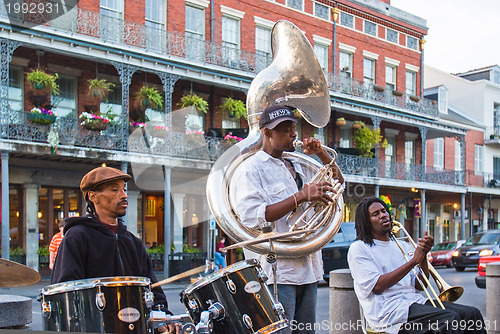 Image of Jazz band in New Orleans