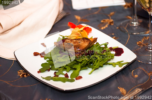 Image of Sliced meat at a restaurant