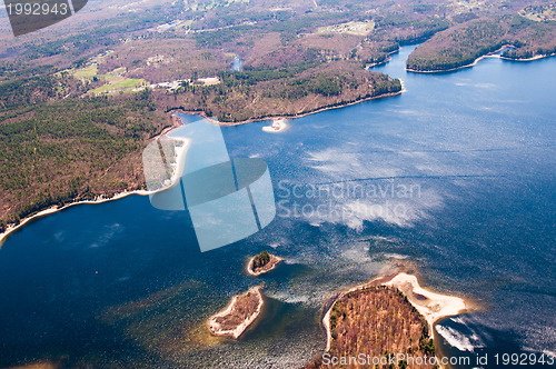 Image of Wachusett Reservoir aerial