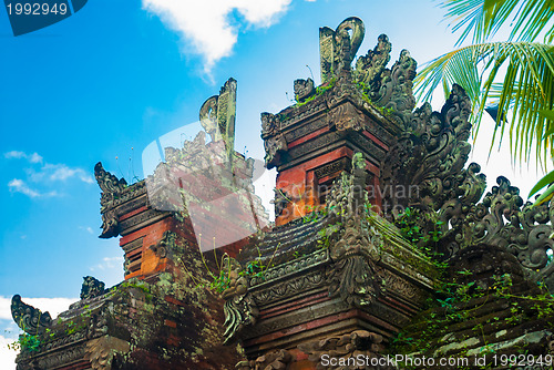 Image of Bali temple gate