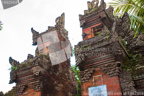 Image of Bali temple gate