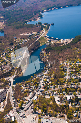 Image of Wachusett Dam Aerial View