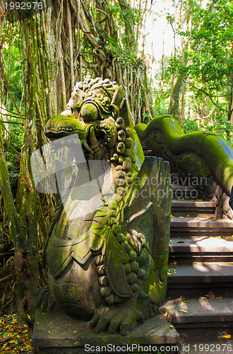 Image of Ancient sculpture in Bali