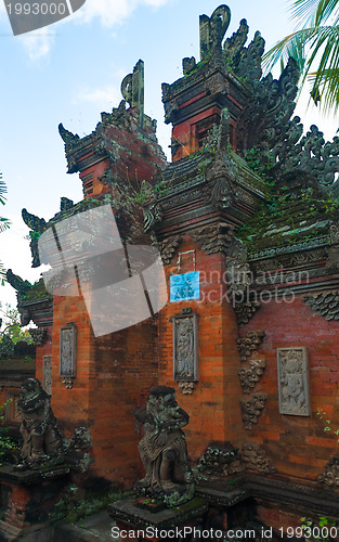 Image of Bali temple gate