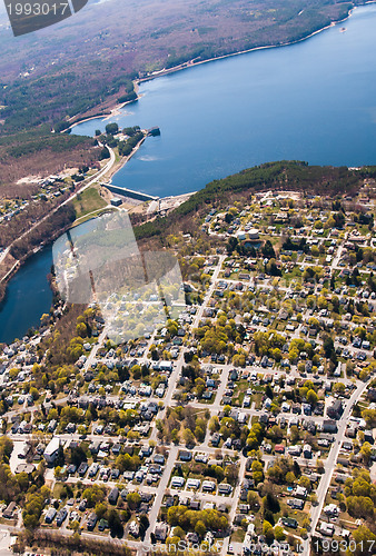 Image of Wachusett Dam Aerial View