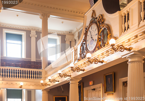 Image of Clock, Assembly Hall, Fanueil Hall, Boston