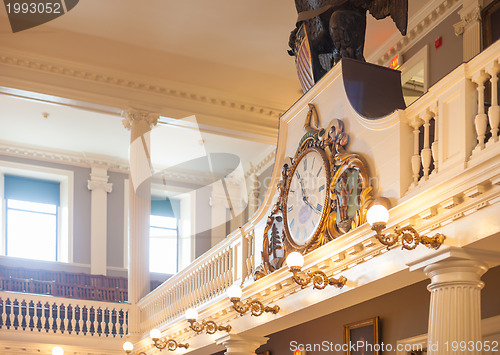 Image of Clock, Assembly Hall, Fanueil Hall, Boston