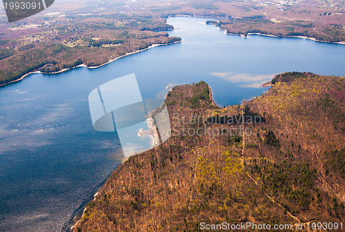 Image of Wachusett Reservoir aerial