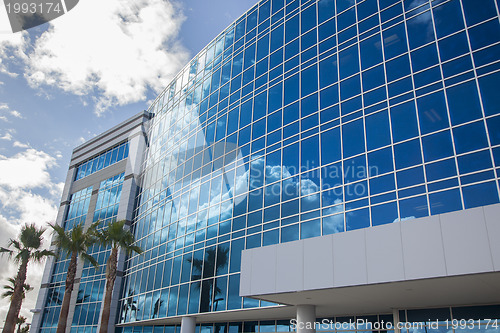 Image of Dramatic Corporate Building Abstract