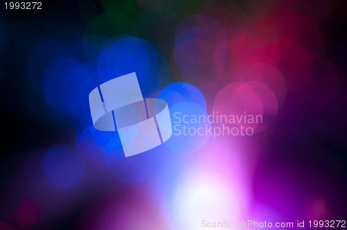 Image of Festive lights and circles
