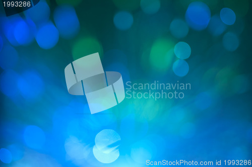 Image of Festive lights and circles