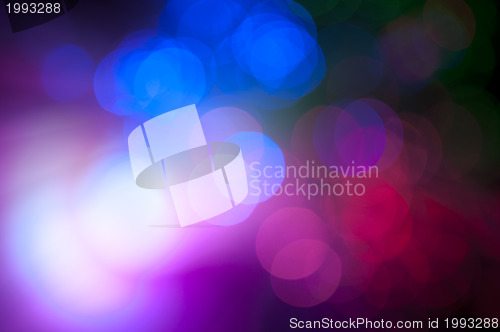 Image of Festive lights and circles