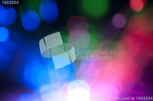 Image of Festive lights and circles