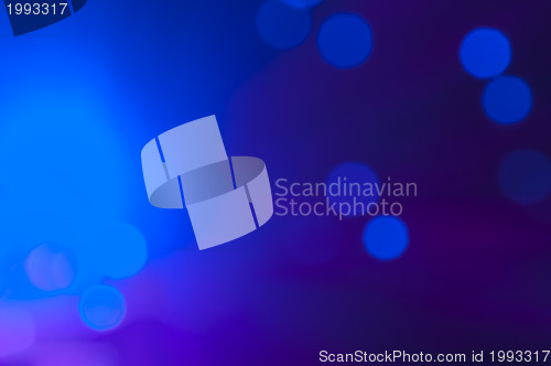 Image of Festive lights and circles. Christmas background