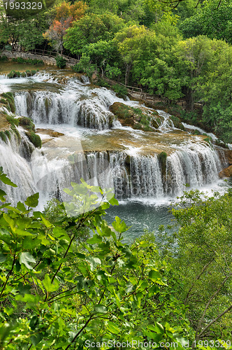 Image of Krka river waterfalls