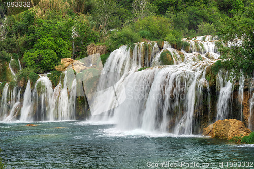 Image of Krka river waterfalls