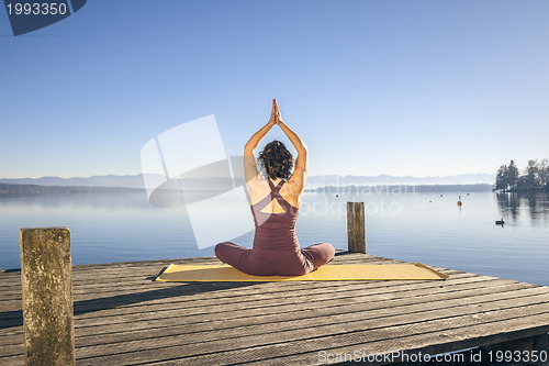 Image of yoga woman