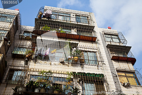 Image of Old apartments in China