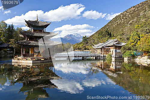 Image of Jade Dragon Snowy Mountain in Lijiang, Yunnan, China