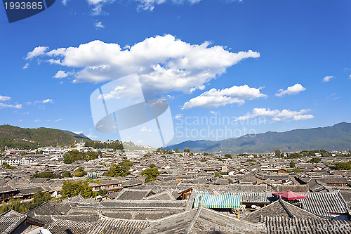 Image of Lijiang old town, the UNESCO world heritage in Yunnan province, 