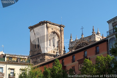 Image of Belfry of the cathedral of Granada, Spain