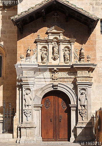 Image of Side entrance to the cathedral of Granada, Spain