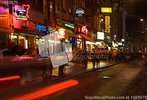 Image of Dam Street in the Night