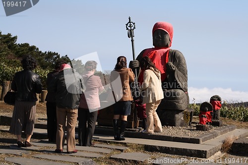 Image of Group of Buddhist belivers