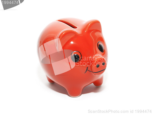 Image of red money pig