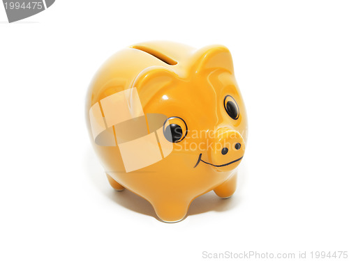 Image of yellow money pig