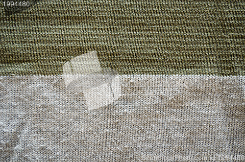 Image of Closeup of knit woolen texture backgound 