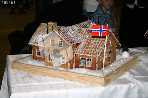 Image of Norwegian gingersnap house