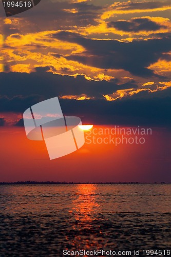 Image of Red sunset