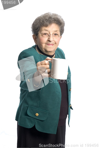 Image of woman with cup