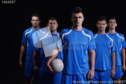 Image of soccer players team