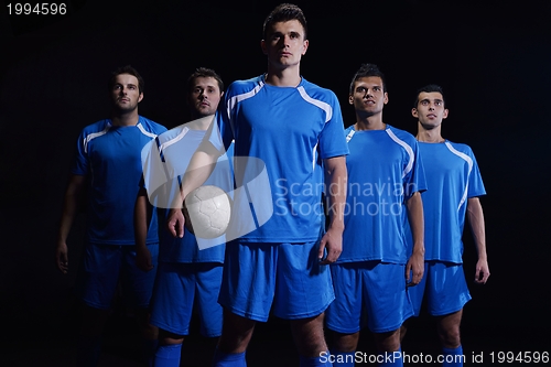 Image of soccer players team